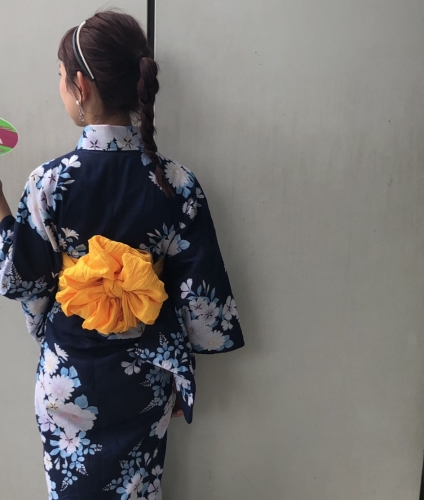 【浴衣👘】 池袋美容室　ヘアセット　浴衣着付け　