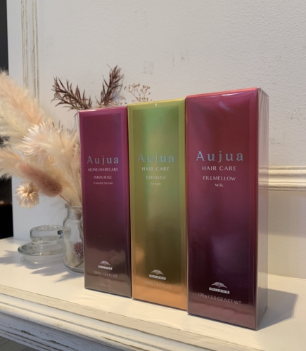 【Aujua selum milk】　池袋美容室　キッズルーム保育士常在　トータルビューティサロン　成人式着付け　振袖着付けヘアセット　メイク