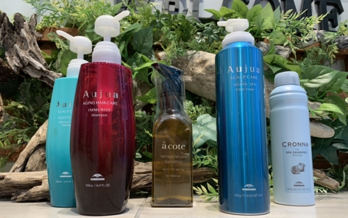 【選べるシャンプー】池袋美容室　キッズルーム　Aujua acote 炭酸シャンプー　保育士常在