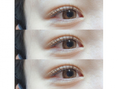 カラーマツエクで目元もおしゃれに＊