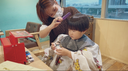 本日キッズカット半額DAY◎