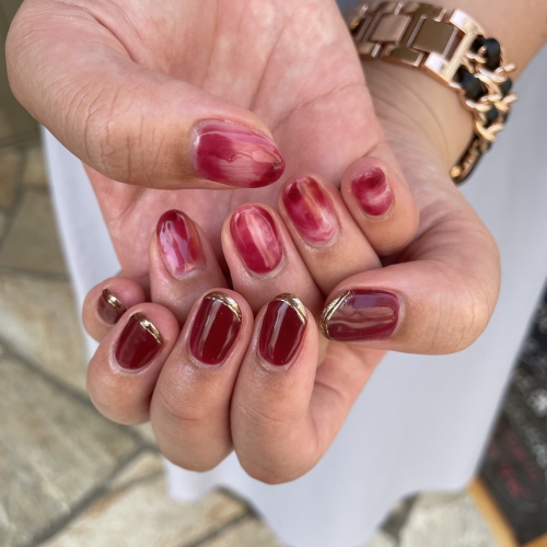 ぶどうネイル♪