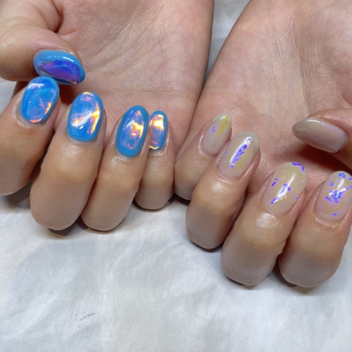 うるうる氷ネイル♪