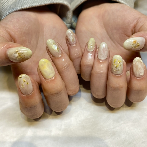 春押し花デザイン♪