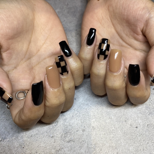 チェックネイル♪