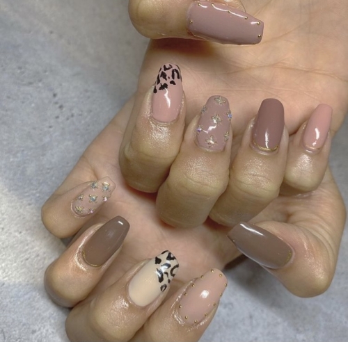 シンプルアニマルネイル♪