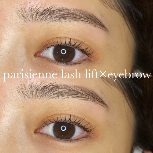 パリジェンヌラッシュリフト×美眉スタイリング