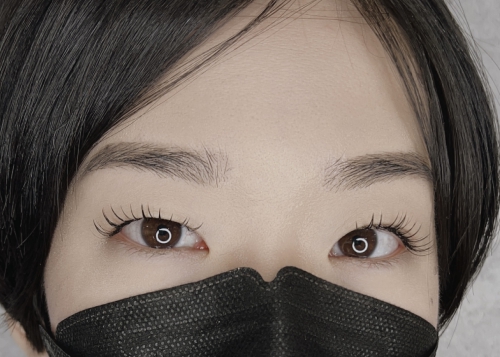 美眉スタイリング×フラットラッシュ