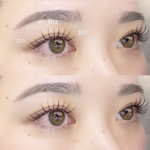 カラーフラットラッシュ