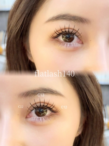 フラットラッシュ140本