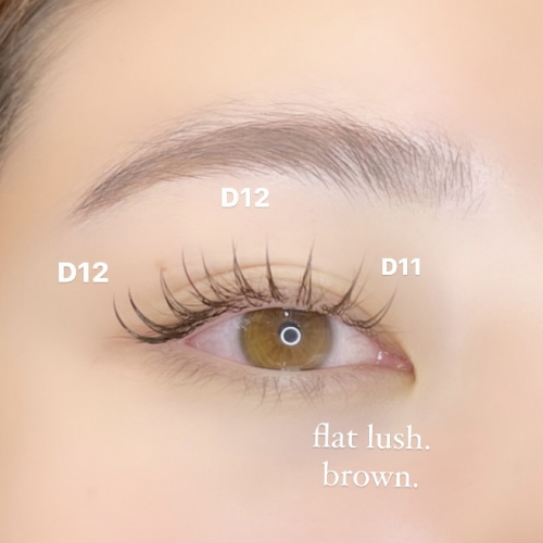 brownフラットラッシュ