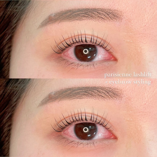 パリジェンヌラッシュリフト×美眉スタイリング