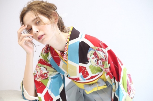 池袋 美容室 Neolive api 着付け メイク【卒業式】