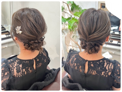 結婚式にオススメ☆ヘアセット