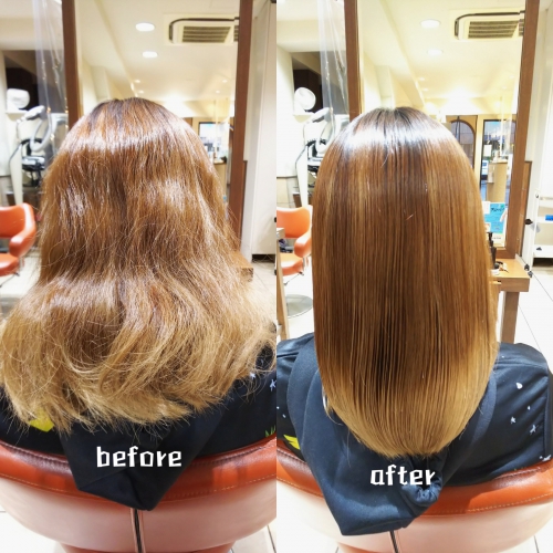 髪質改善酸熱とラメラメトリートメント☆