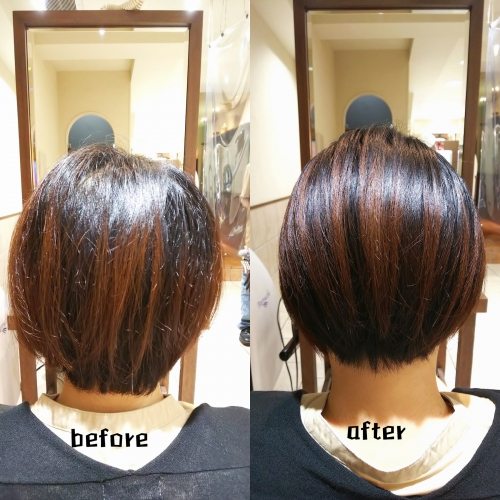 髪質改善酸熱トリートメントとハホニコラメラメトリートメントで美髪に☆