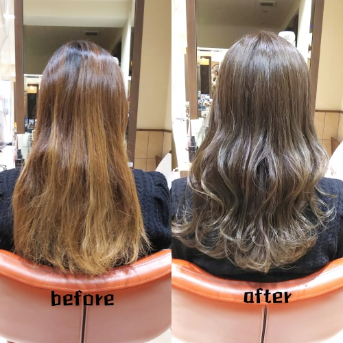 オリーブグレージュカラー☆