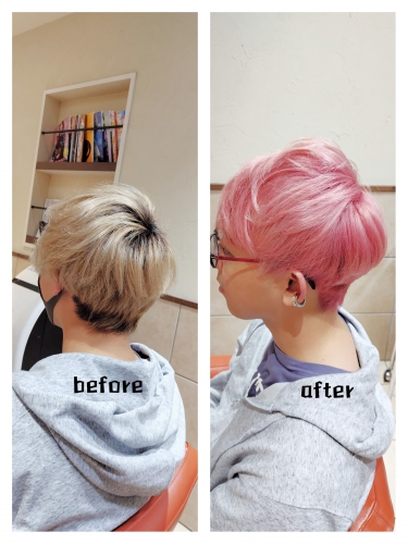 ダブルカラーで透明感のあるカラーにしませんか？