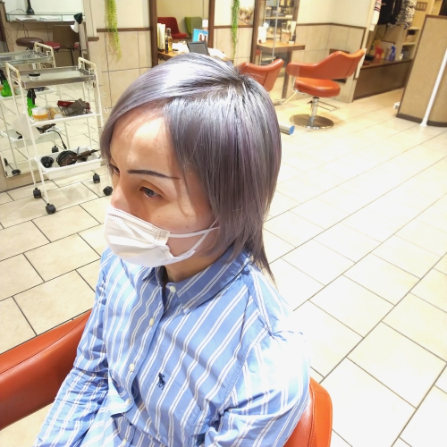 ハイトーンカラー アメジストシルバー☆