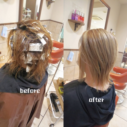 白髪馴染ませハイライトで白髪ぼかしをしませんか？