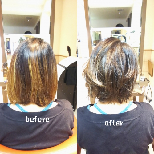 ハイライト モノトーンアッシュ☆