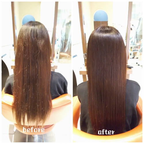 髪質改善メニューで美髪☆