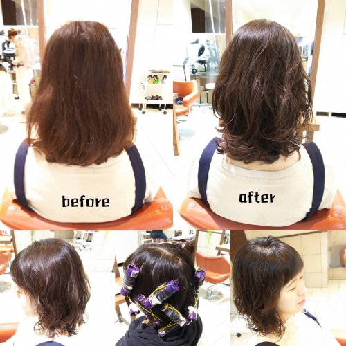 パーマでイメチェン！低温デジタルパーマで柔らかいカールスタイル☆