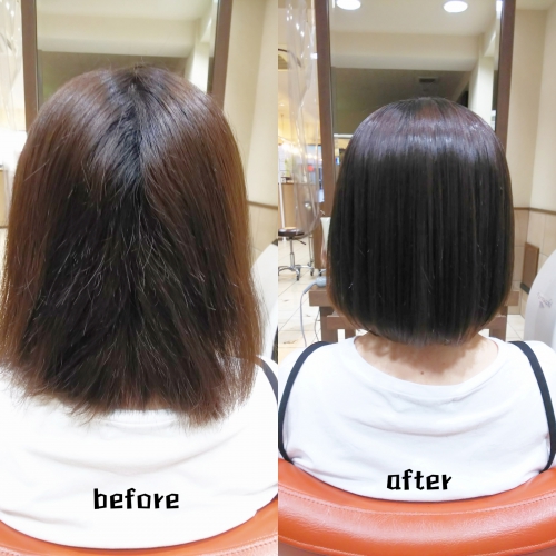 酸性ストレート(酸性縮毛矯正)でまとまる髪にしませんか？