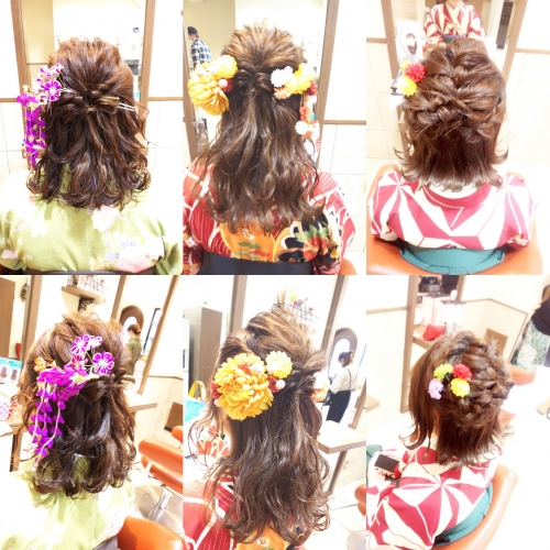 卒業式 ヘアセット 袴着付け ご予約受付中☆ 登戸