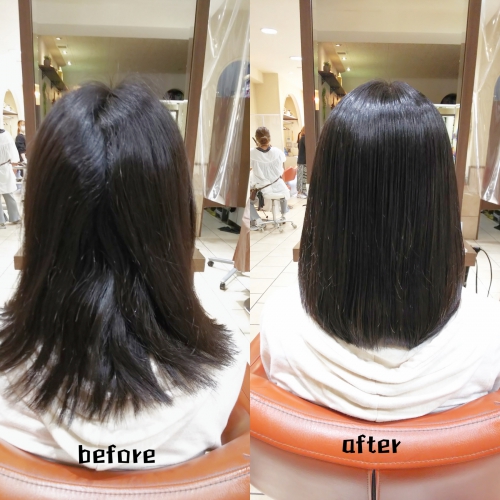 酸性ストレート(酸性縮毛矯正)でお手入れ簡単な髪にしませんか？