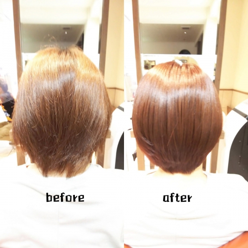 髪質改善酸熱とラメラメトリートメントで美髪☆