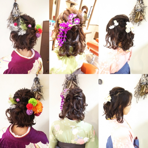 卒業式 ヘアセット 袴着付け ご予約受付中☆ 登戸