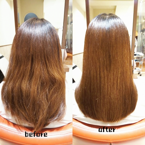 髪質改善酸熱とラメラメトリートメントで美髪☆