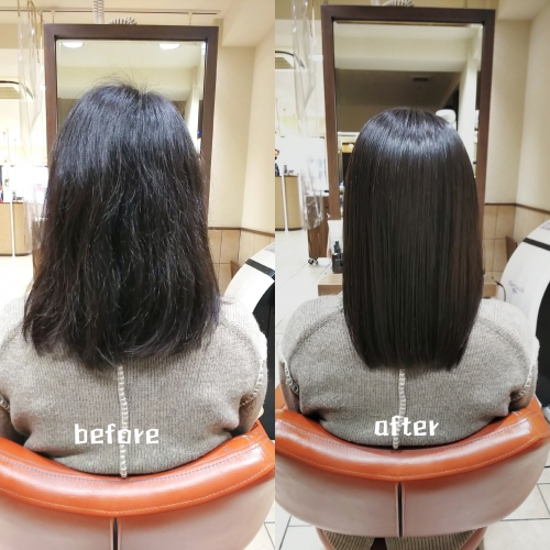 酸性ストレート(酸性縮毛矯正)で柔らかな艶髪にしませんか？