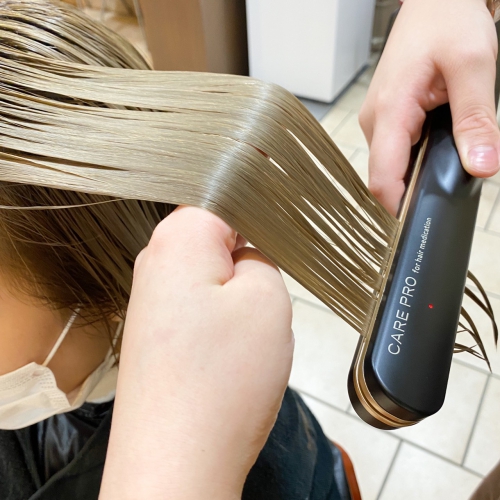 超音波アイロンケアプロ導入!!超音波トリートメントを体験しませんか？