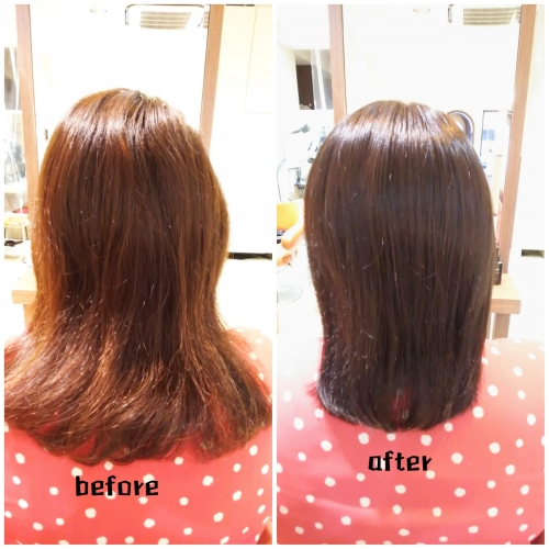 髪質改善メニューで髪のメンテナンス☆