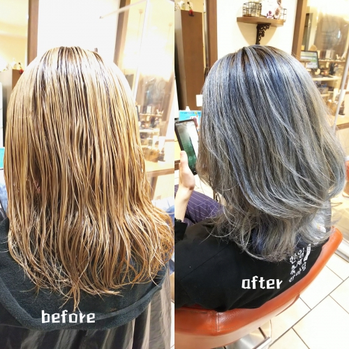 ダブルカラー ネイビーシルバー☆