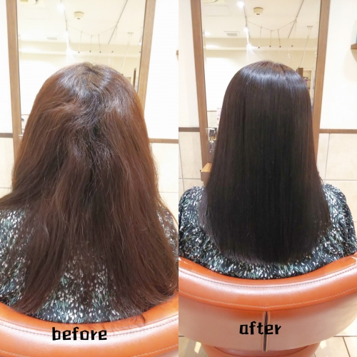 酸性美髪縮毛矯正でエイジング毛もキレイな艶髪に☆
