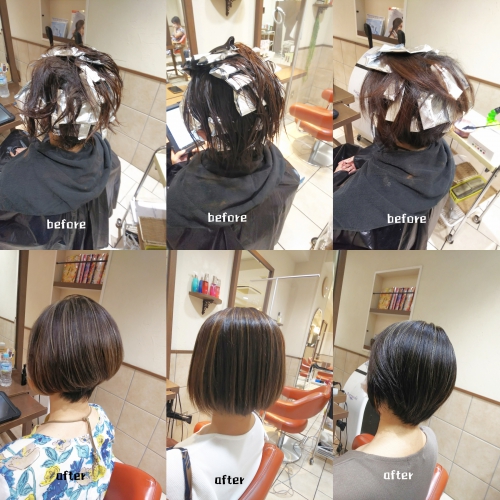 白髪馴染ませハイライトでオシャレカラーにしませんか☆