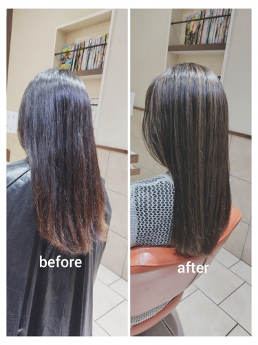 白髪ぼかしハイライトでイメチェンしませんか？