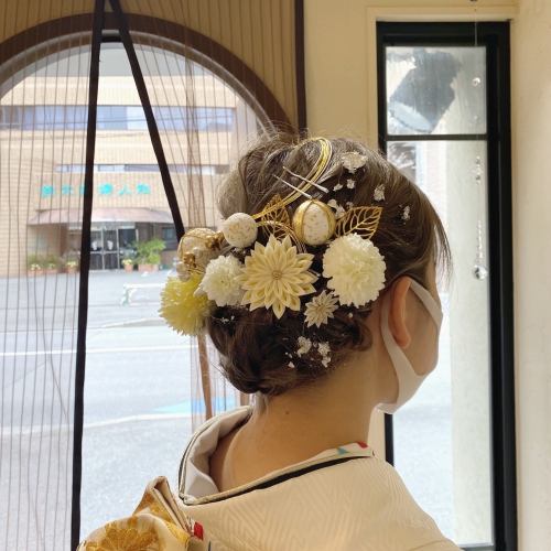 卒業式 ヘアセット 袴着付け ご予約受付中☆