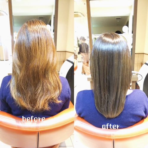 髪質改善メニューで美髪☆