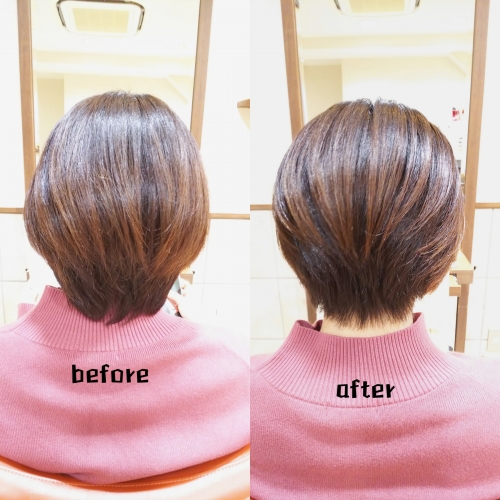 前下がりボブ☆