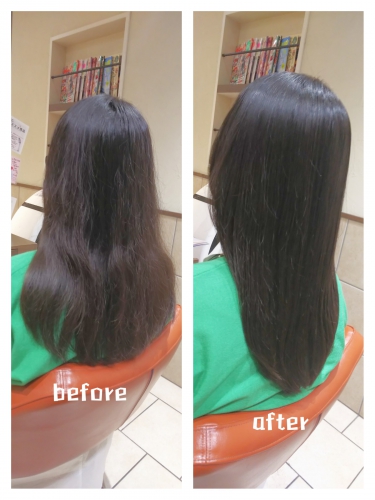 髪質改善酸熱トリートメントと超音波ハホニコトリートメントで艶髪にしませんか？