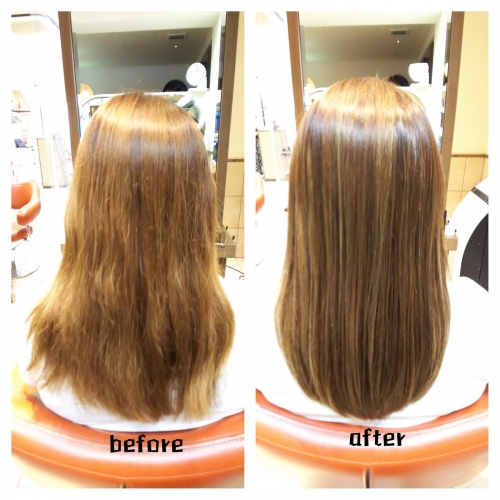 ブリーチされてる方も髪質改善メニューで毛先までまとまる美髪☆