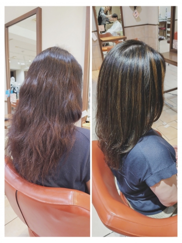 白髪ぼかしハイライトでイメチェンしませんか？