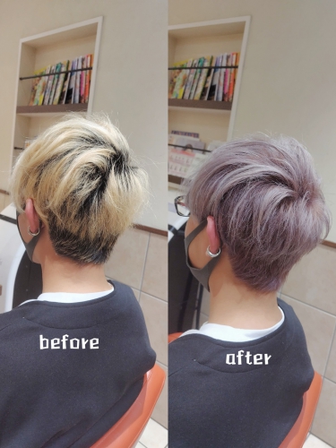 ダブルカラーシルバー　ベージュ