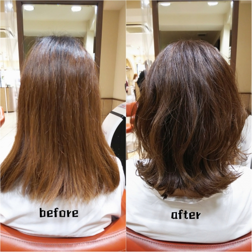 外ハネミディアムスタイル☆