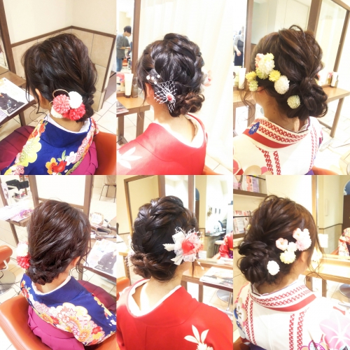 卒業式 ヘアセット 袴着付け ご予約受付中☆ 登戸