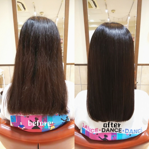 髪質改善酸熱トリートメント、超音波ハホニコラメラメトリートメントで美髪☆